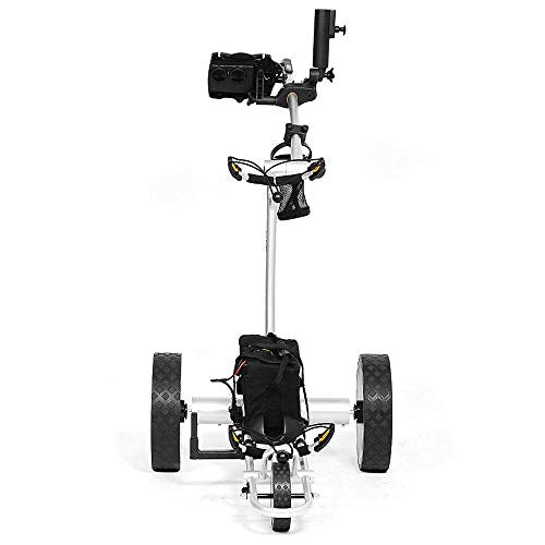 BAT-CADDY ELECTRIC GOLF CADDY X4R Remote Golf Push Cart Titanium Silver