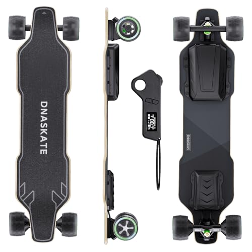 DNASKATE V4 Electric Skateboard with Remote 28 Mph 22 Miles Range 800W Hub-Motor