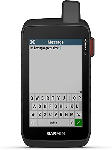 Garmin Montana 700i Rugged GPS Navigator with inReach Technology and Mount Kit