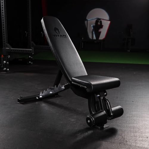 Titan Fitness Adjustable FID Bench Black
