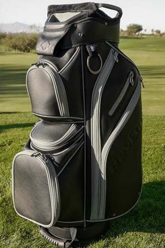 CaddyDaddy Premium Golf Cart Bag Matte Black