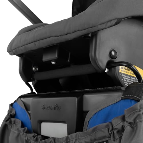 Evenflo Shyft Rideshare All-Terrain Stroller Wagon Electric Blue