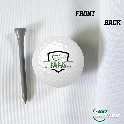 Net Return Large 9 Pro Series Golf Simulator Kit Black