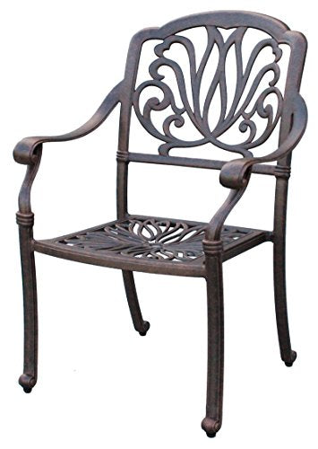 Patio Land Elizabeth 9pc Outdoor Dining Set Dark Bronze