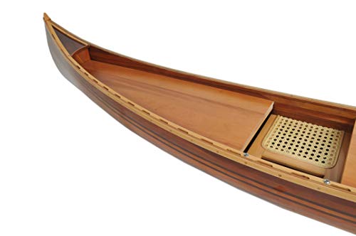 Old Modern Handicrafts Display Half Canoe Wall Art - 9 ft Multicolor