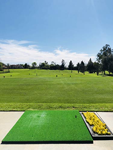 Top Range Golf Pro Practice Mat X60 Green