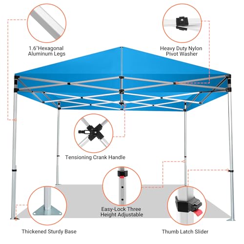 CUSEVE Custom Canopy Tent 10x20 with Logo Multicolor