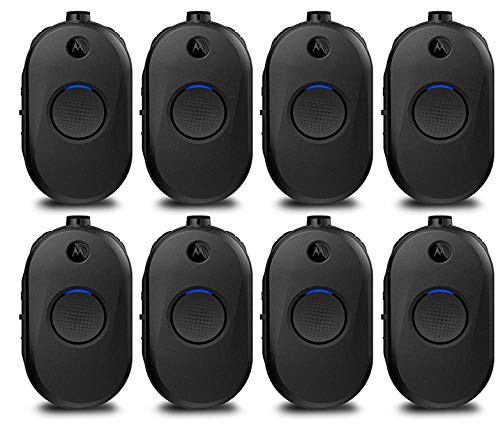 Motorola Solutions CLP1010e UHF 1 Channel 1 Watt Two-Way Radio 8-Pack Black