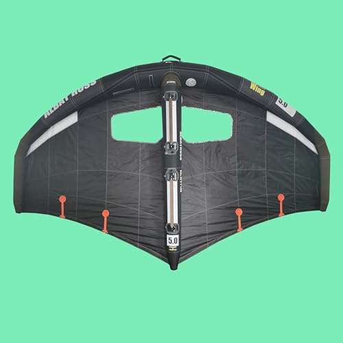 Rayleap 5㎡ Wing Foil Carbon Handle Inflatable Foil Wing Surf Hydrofoil Windsurf Black