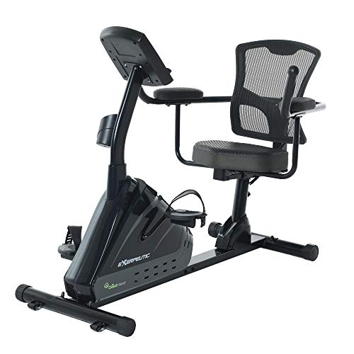 Exerpeutic 5000 Indoor Recumbent Exercise Bike Black/Grey