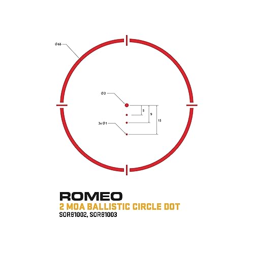 Sig Sauer ROMEO8T 1x38 Red Dot Sight Black