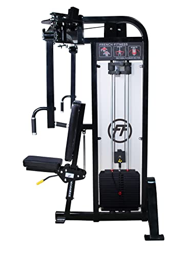 French Fitness Tahoe PEC Fly/Rear Delt Machine Black