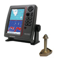 Si-Tex SVS-760CF Dual Frequency Chartplotter/Sounder Kit with Bronze Thru-Hull Temp Transducer