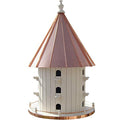 Saving Shepherd 15 Room Purple Martin Birdhouse with Copper Top White and Genuine Copper
