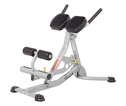 HOIST Fitness Adjustable Hyperextension Roman Chair Platinum