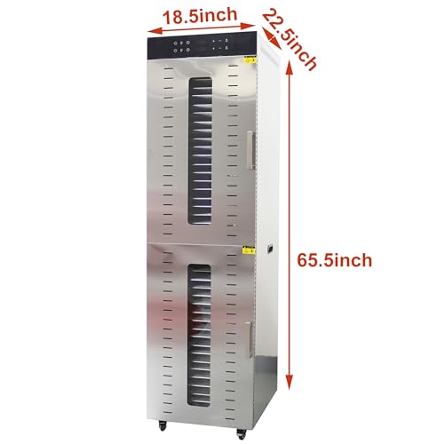 TECHTONGDA 40 Layers Commercial Food Dehydrator Stainless Steel