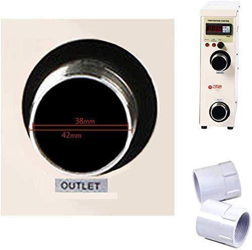 AYCHLG Mini Swimming Pool Heater Thermostat 65000Btu/Hr 240V Gold