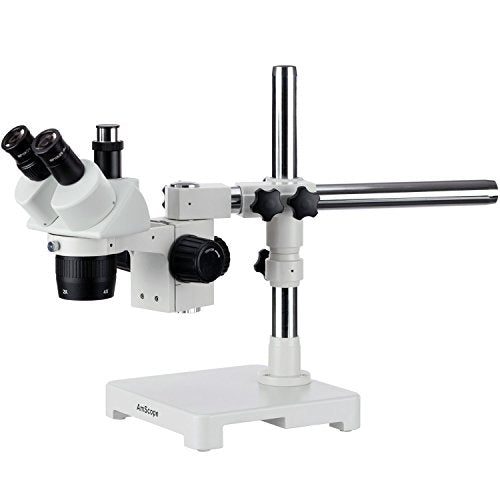 AmScope Trinocular Stereo Microscope 20X-60X Clear