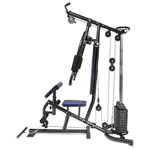 nitipezzo Home Gym Weight Bench Blue/Black