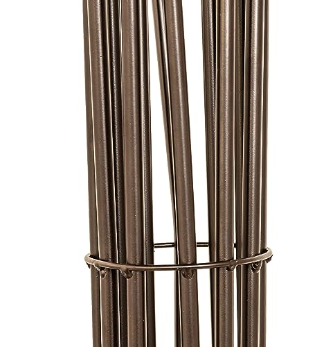 Meyda Lighting 63" High Pond Lily 12 Light Floor Base Bronze