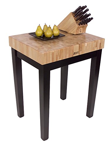 John Boos American Heritage Chef's Block Prep Table Barn Red
