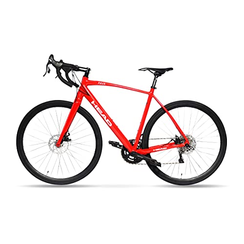 HEAD Pava 22 Speed Aluminum Road Bicycle with Carbon Fork Red