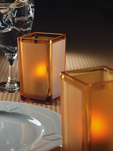 Hollowick Platinum+ Flameless Rechargeable Set 36 Amber LED Candles