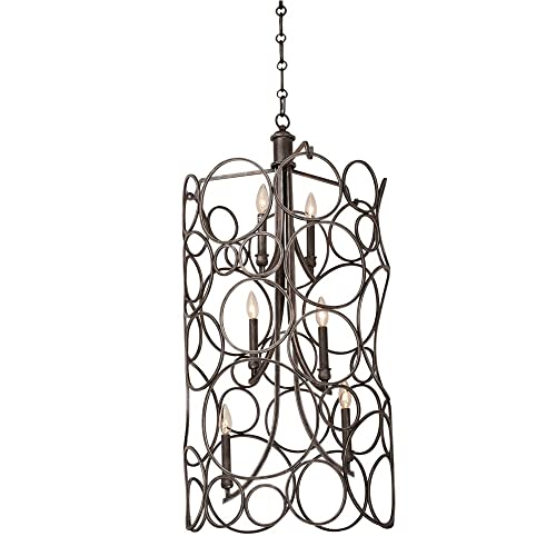 Kalco Ashbourne 6-Light Pendant 20" Heirloom Bronze