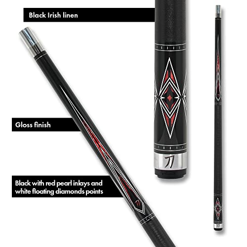KATANA KAT14 Pool Cue Black/Red/White 20oz