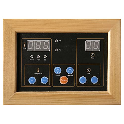 Blue Wave 4-Person Corner Carbon Sauna