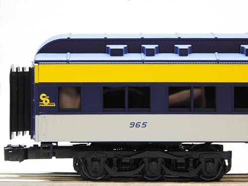 Lionel Chesapeake & Ohio STATIONSOUNDS Diner Car #965 O Gauge Multicolored