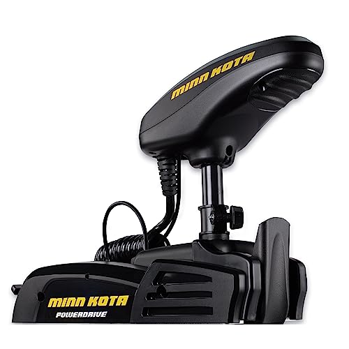 Minn Kota PowerDrive Electric-Steer Trolling Motor with Universal Sonar 2, i-Pilot GPS, 70 lbs Thrust, 60" Shaft Black