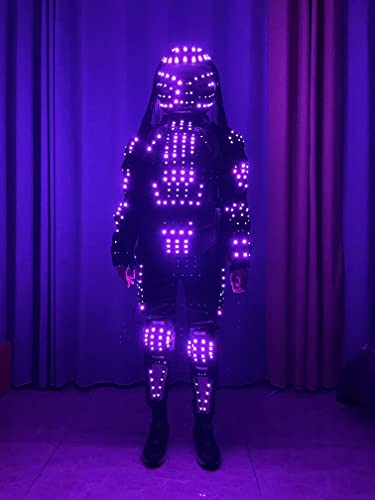 Generic Remote Control LED Robot Suit XXL Black