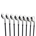 Majek K6 Iron Set +1" Over Big & Tall Senior Men's 8-Piece Set Right Handed Senior Flex A Flex Club with Arthritic Grip