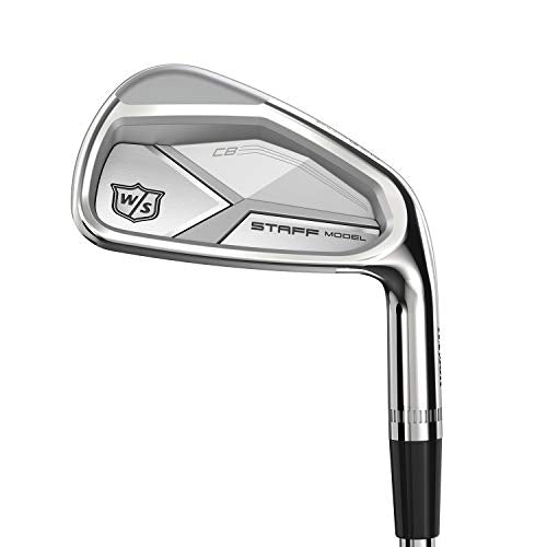 WILSON Staff Model CB Men's Golf Irons - Right Hand, Stiff, 4-PW Gray