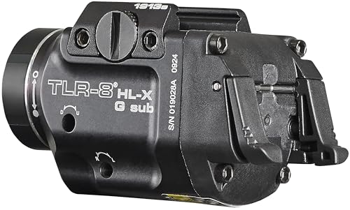 Streamlight TLR-8 HL-X G 1000-Lumen Tactical Flashlight with Green Laser Black