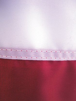 Flag Zone 30' x 60' Nylon US Flag with Embroidered Stars Red, White and Blue