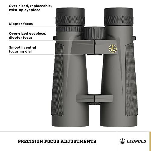 Leupold BX-5 Santiam HD 12x50mm Binoculars Shadow Gray