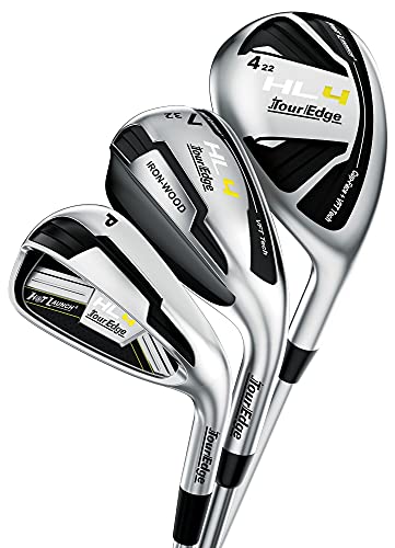 Tour Edge HL4 to-Go Men's Complete Golf Set Uniflex Steel RH Black/White