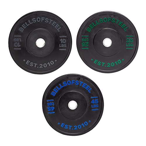 Bells of Steel Dead Bounce Conflict Bumper Plates - 160 lb Olympic Weight Set