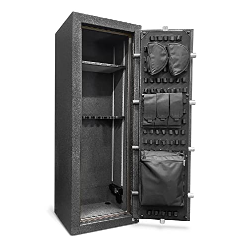 Stealth UL14 Gun Safe 14 Long Gun Capacity Handgun Storage 1 Hour Fire Protection Black
