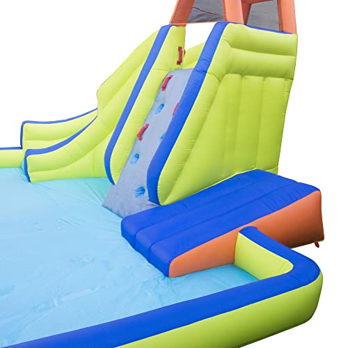BANZAI Inflatable Arcade Splash Water Park - Slide, Splash & Have a Blast! - Multicolor