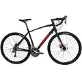 Tommaso Sentiero Sport Performance Aluminum Gravel Bike Matte Black/Red