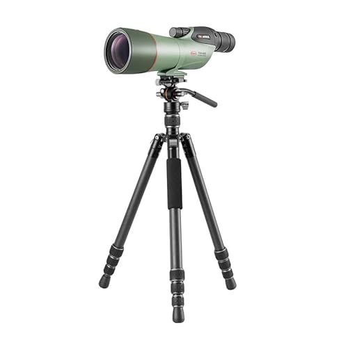Kowa TSN-66S ZM Set Spotting Scope with Vanguard Vesta GO 264CV12 Carbon Fiber Tripod Green