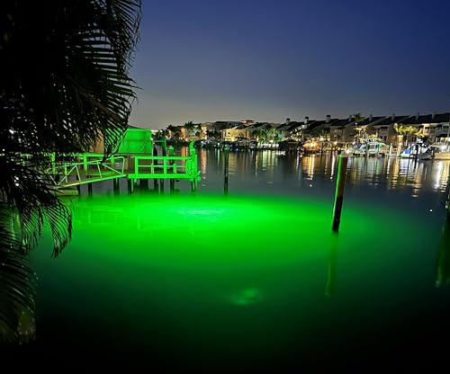 Incredible Underwater LED Lighting Mega-Watt Underwater Dock Light Red
