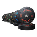 IFAST Olympic Weight Plates Set 370LB Bumper Plates