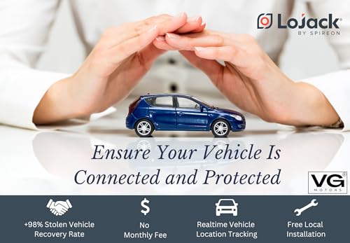 VG Motors LoJack GPS Equipment Tracking System for Construction Machinery Theft Protection - No Monthly Fee (3 Years)