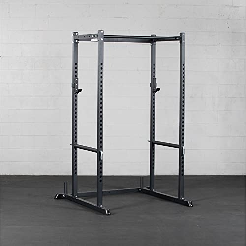 Titan Fitness T-2 Series Power Rack with J-Hooks and Pull-Up Bar Black