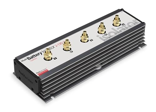 ProMariner Multi Battery Isolator 2 Alternator/3 Batteries 130 Amp Silver