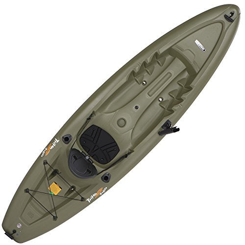 Lifetime Triton Angler 100 Fishing Kayak Olive Green
